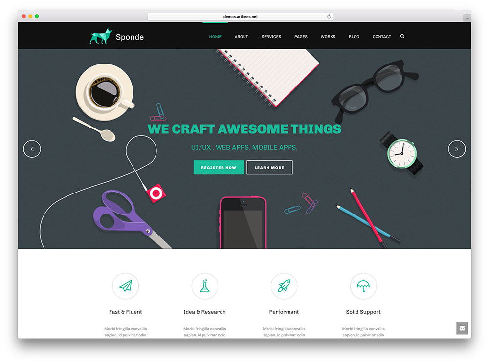 jupiter-creative-static-website-wp-theme