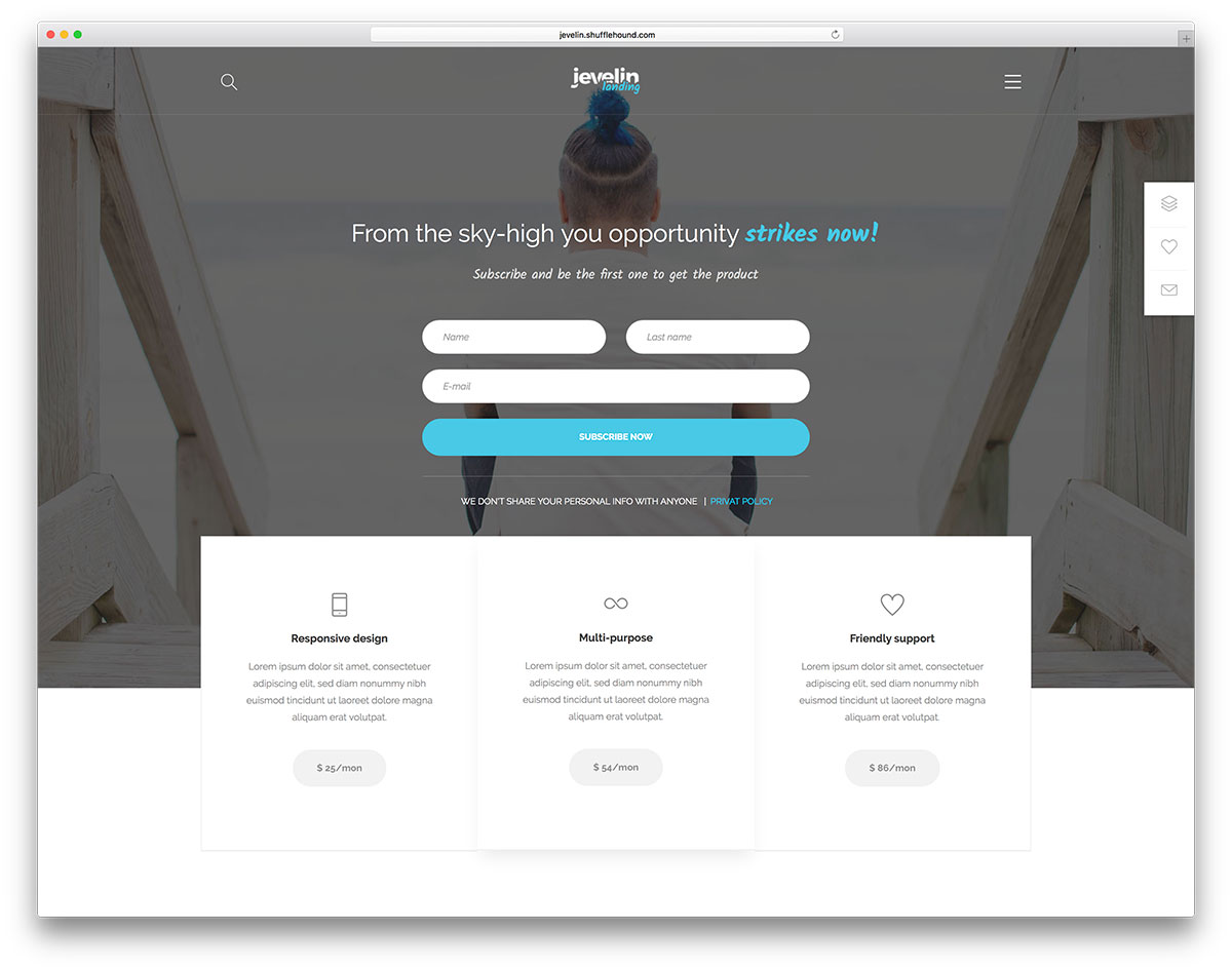 靜態網站 WordPress 主題
