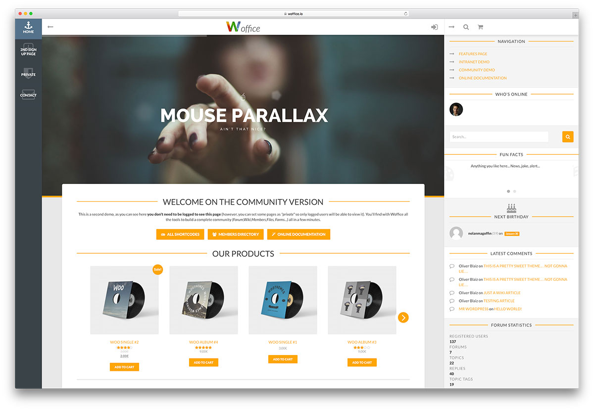 woffice-membership-wordpress-theme