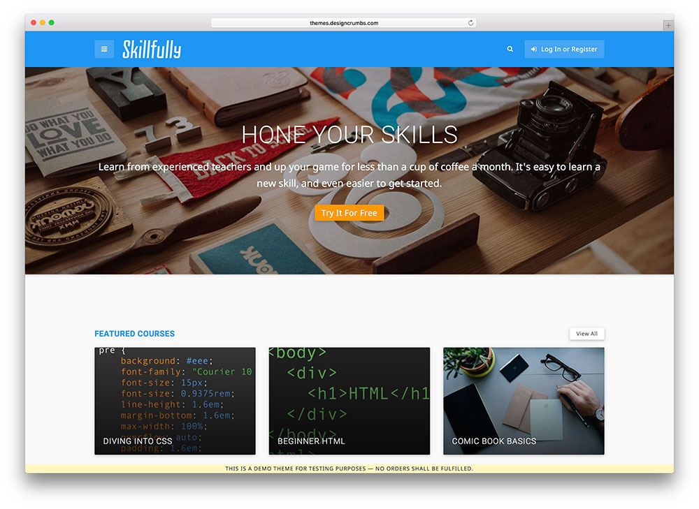 habilmente - tema do curso online