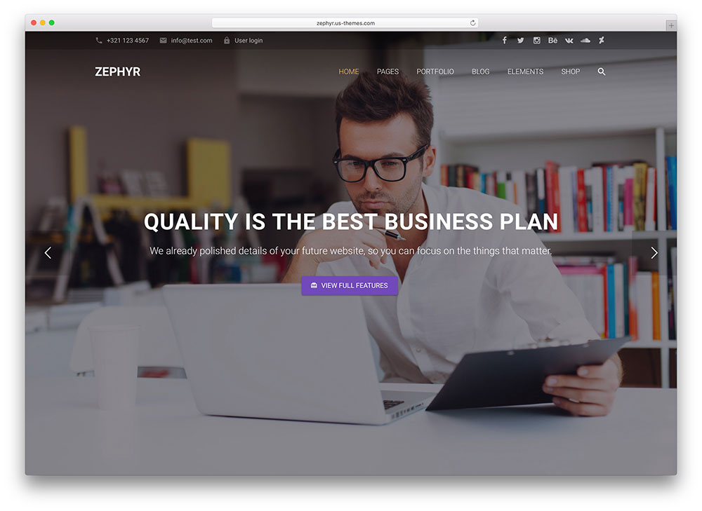 tema zephyr material design