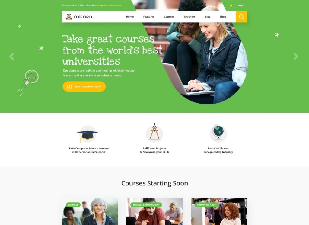 Hogwords | Tema WordPress de escola, universidade e centro educacional