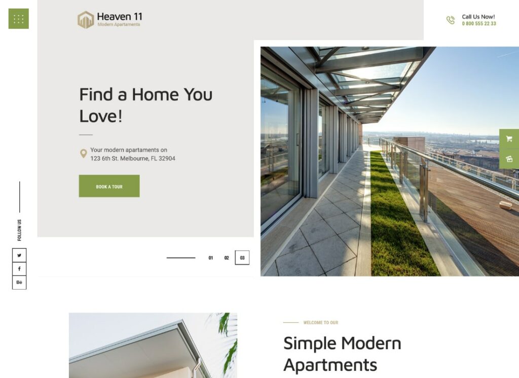 Heaven11 | Tema WordPress de imóveis e apartamentos