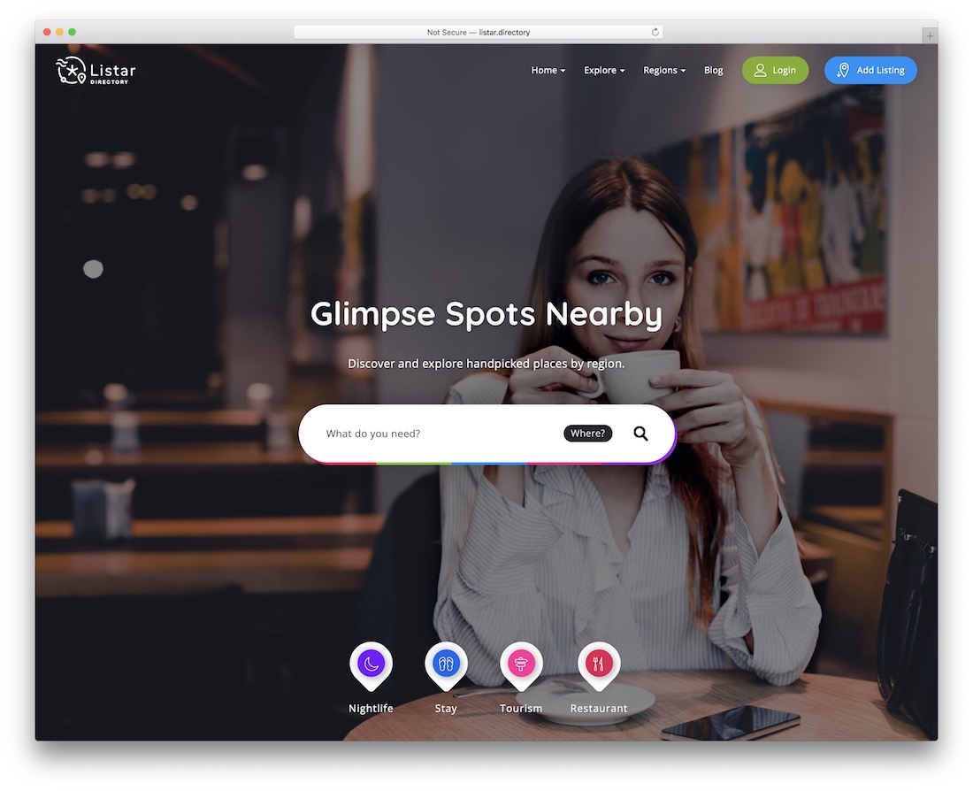 listar 目录 wordpress 主题