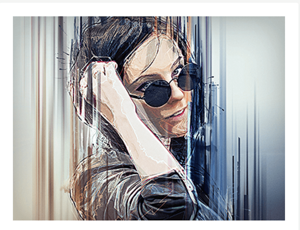 Artista - Mixed Media Art Photoshop Action