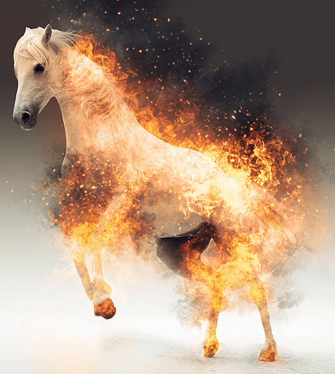 Feu Photoshop Action