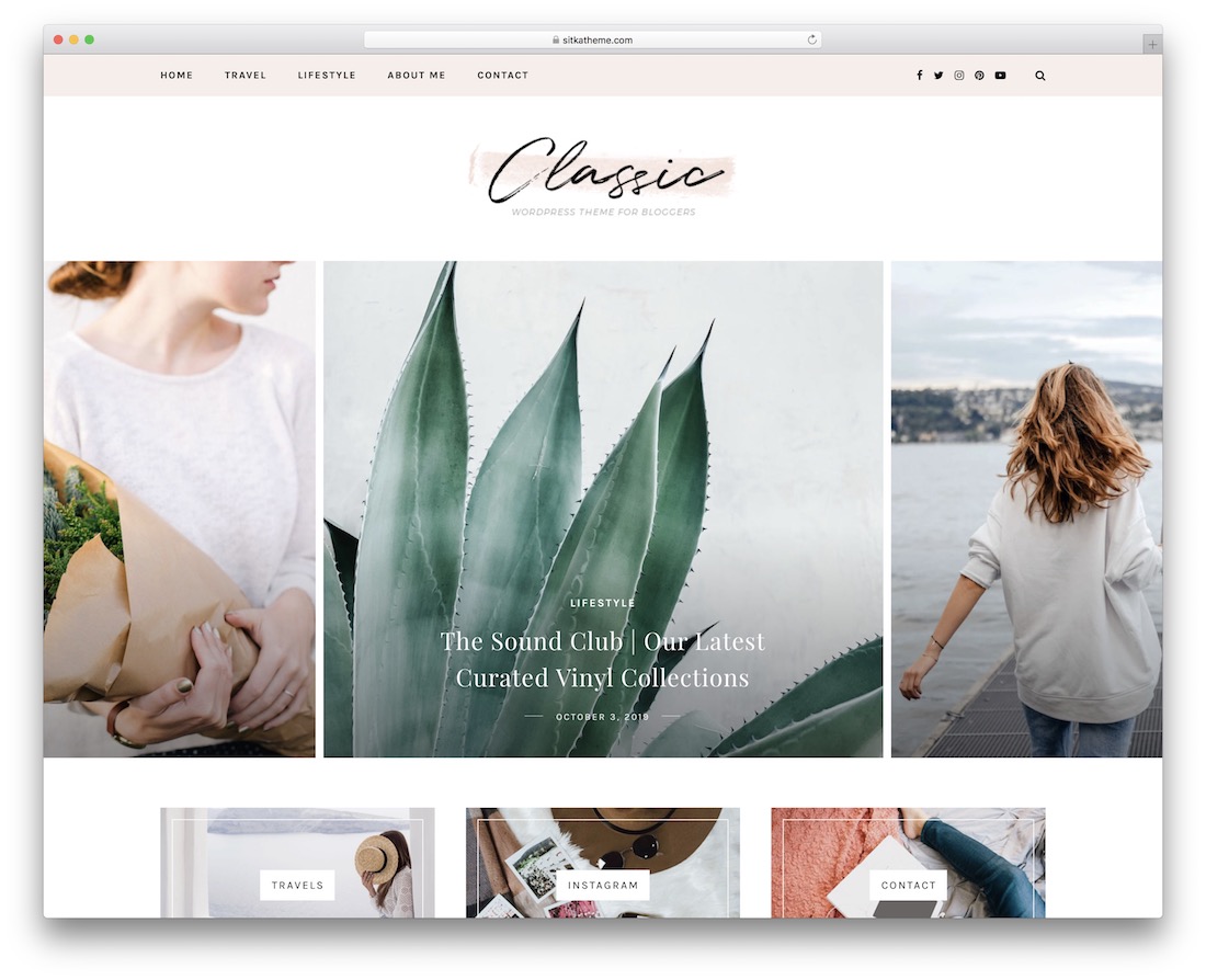tema de instagram de sitka wordpress