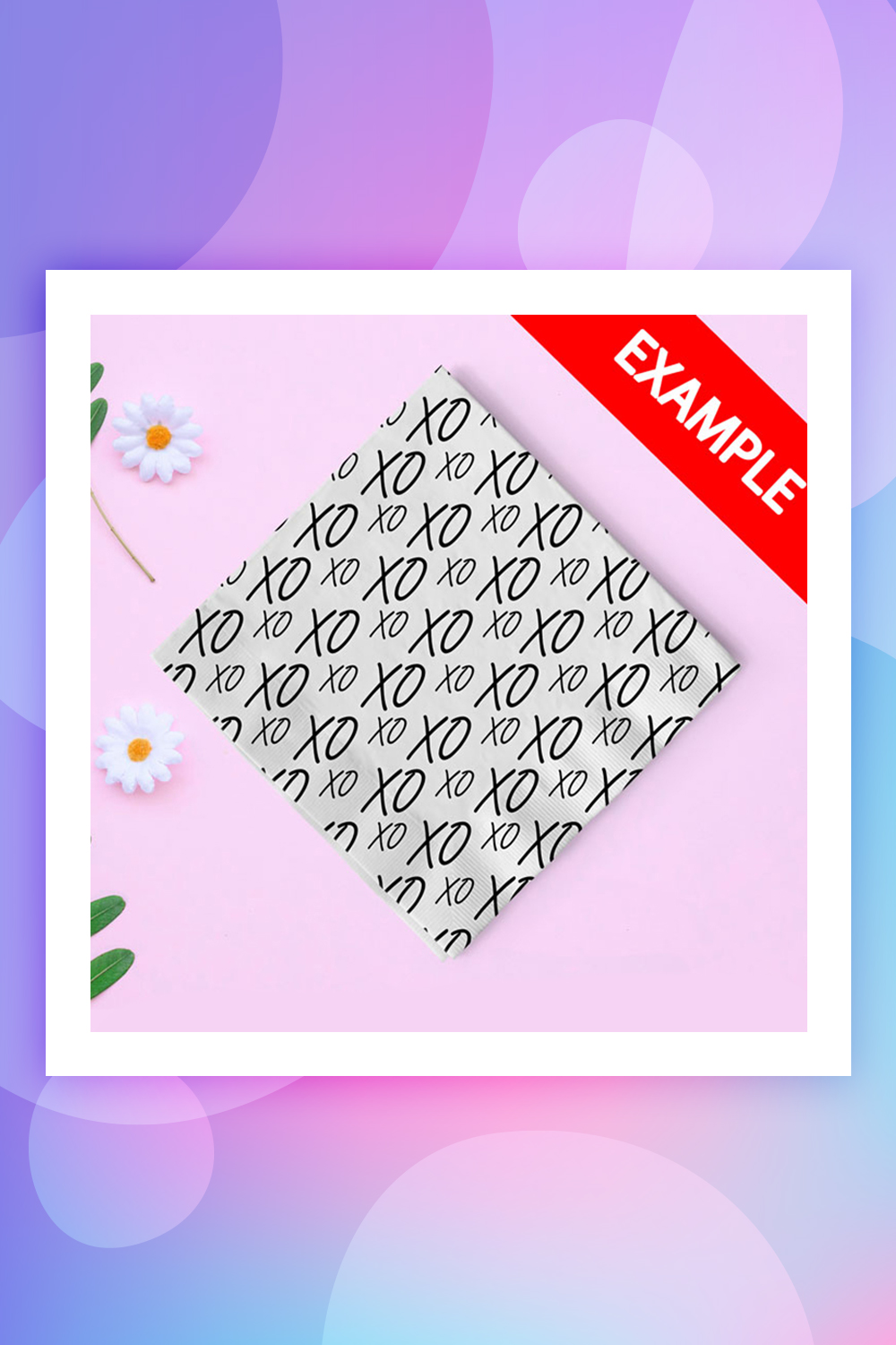 XO Motif Saint Valentin