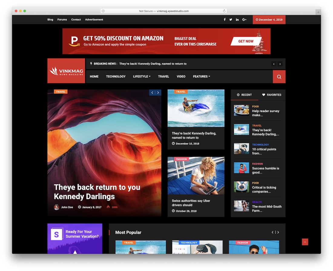 thème wordpress de nouvelles virales vinkmag