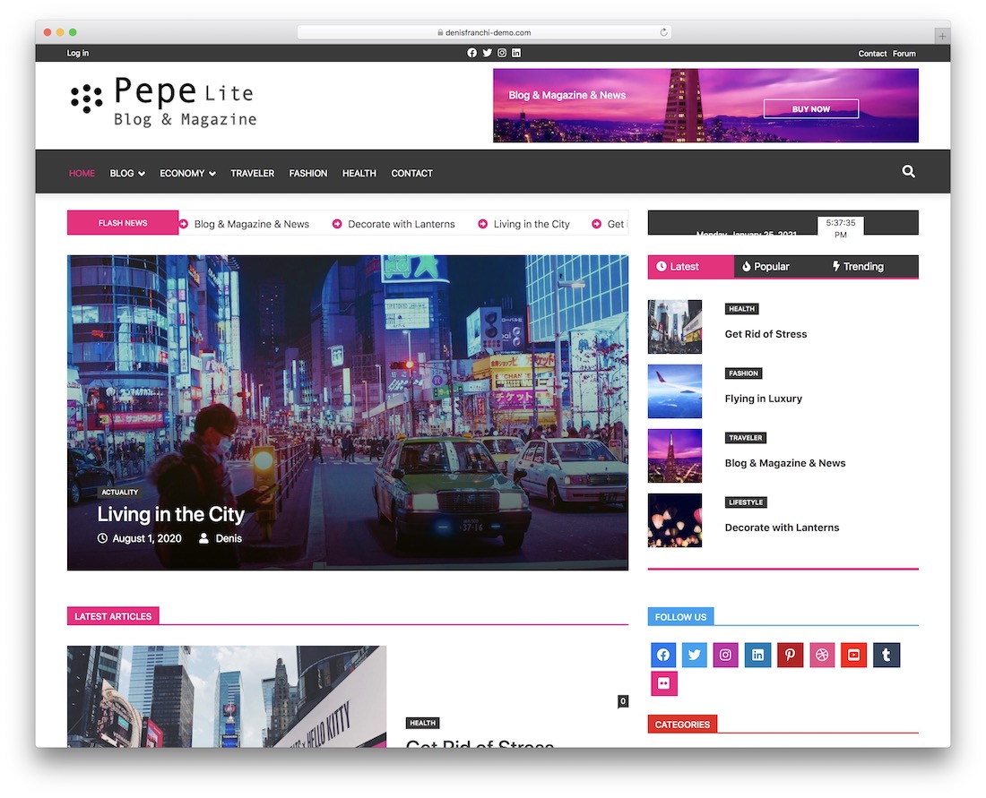 thème de jeu wordpress gratuit pepe lite
