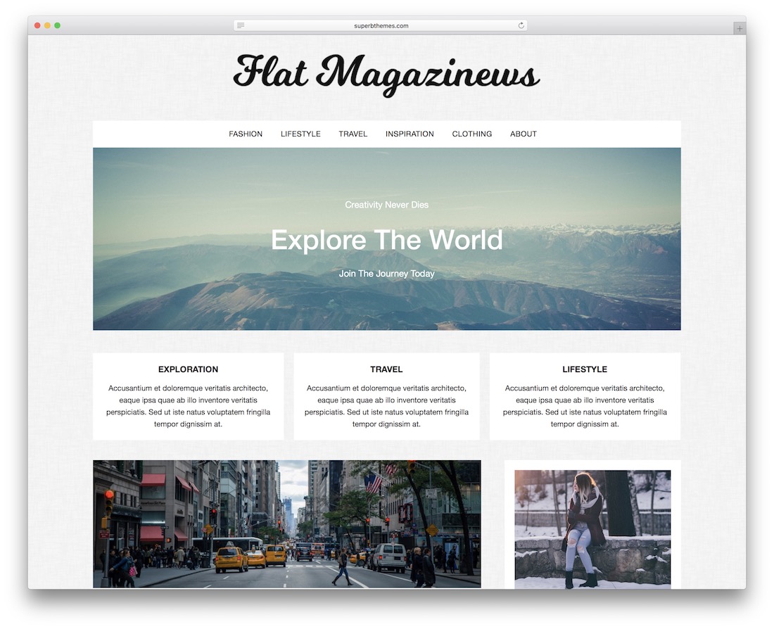 flatmagazinews thème de jeu wordpress gratuit