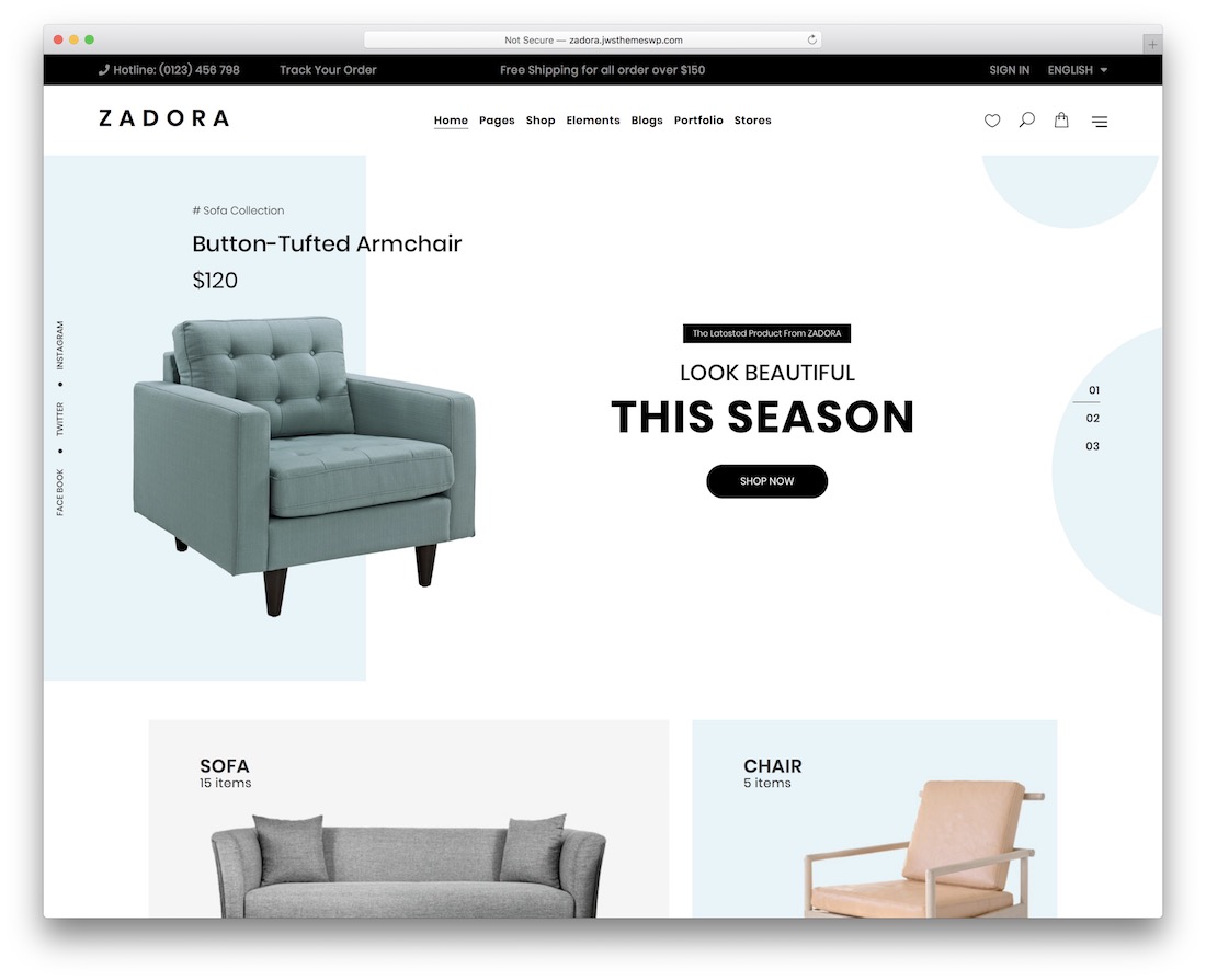 thème wordpress de boiseries zadora