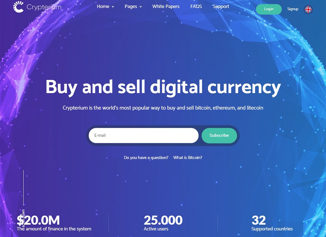 隱孢子蟲 |加密貨幣 WordPress 主題和 ICO 登陸頁面