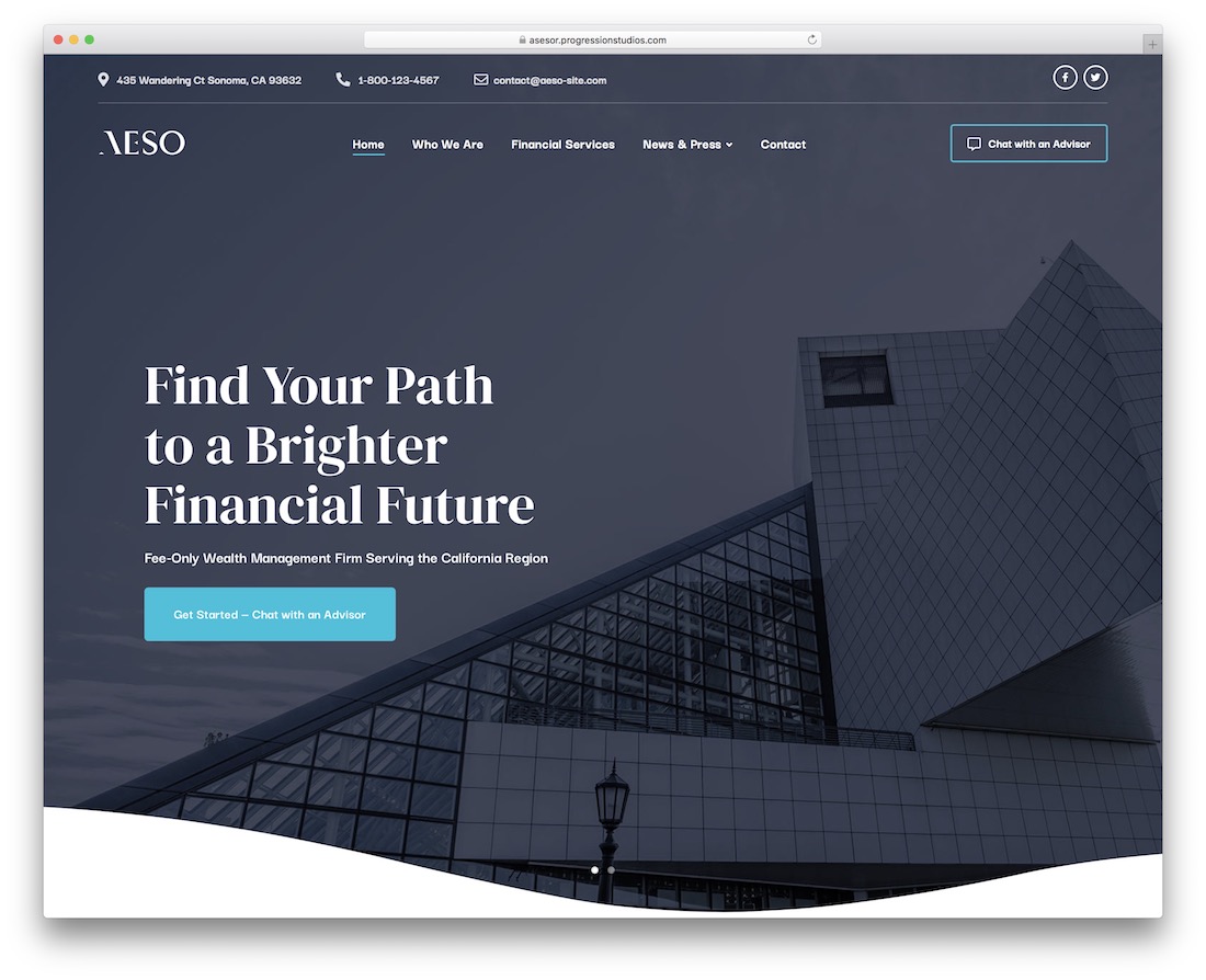 thème wordpress comptable aeso
