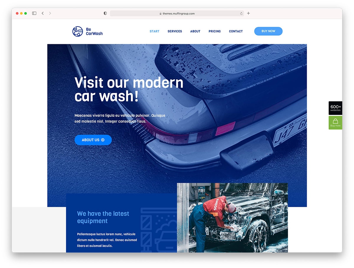 BeTheme - 洗車 WordPress 主題
