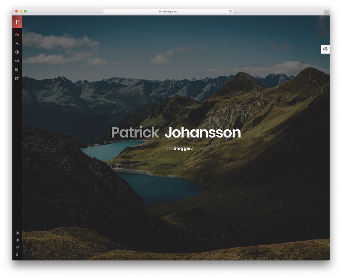 modèle de CV patrick html5
