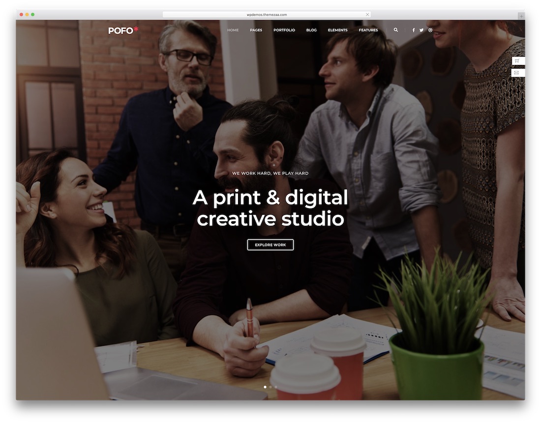thème du blog d'entreprise pofo