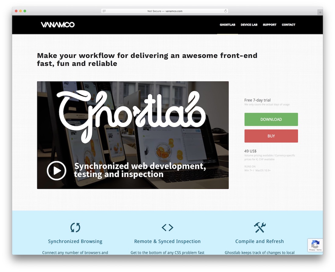 ferramenta de web design ghostlab