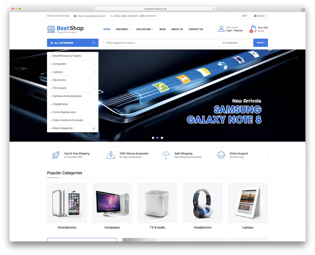 en iyi mağaza magento teması