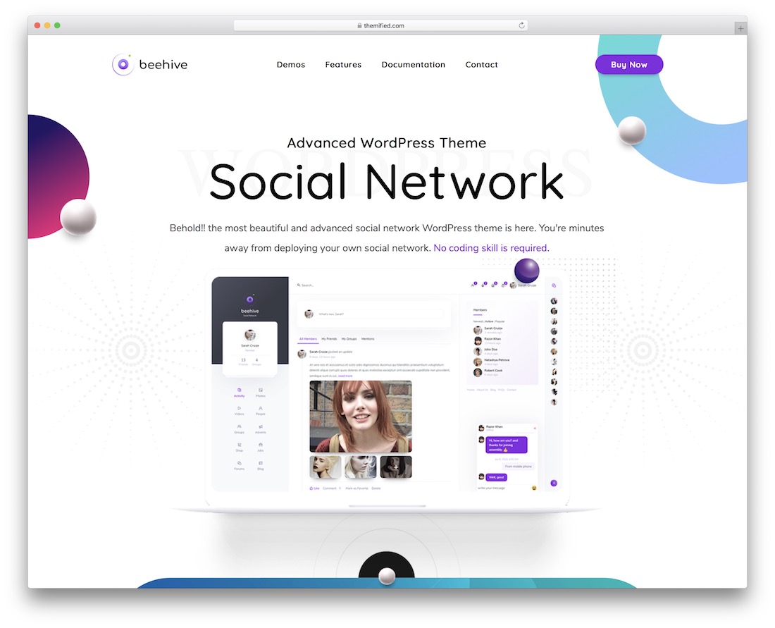 tema wordpress da comunidade colmeia