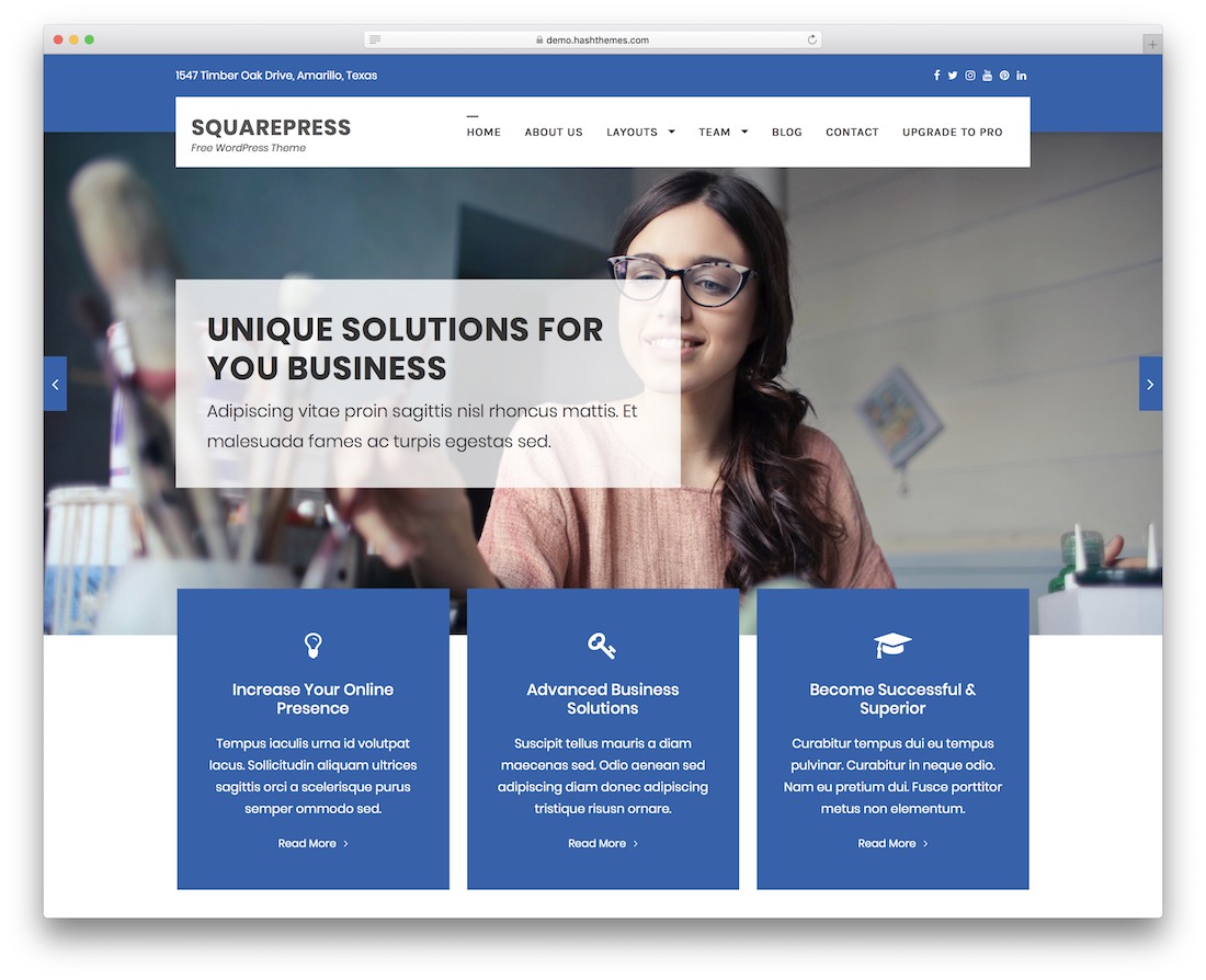 thème bbpress gratuit squarepress