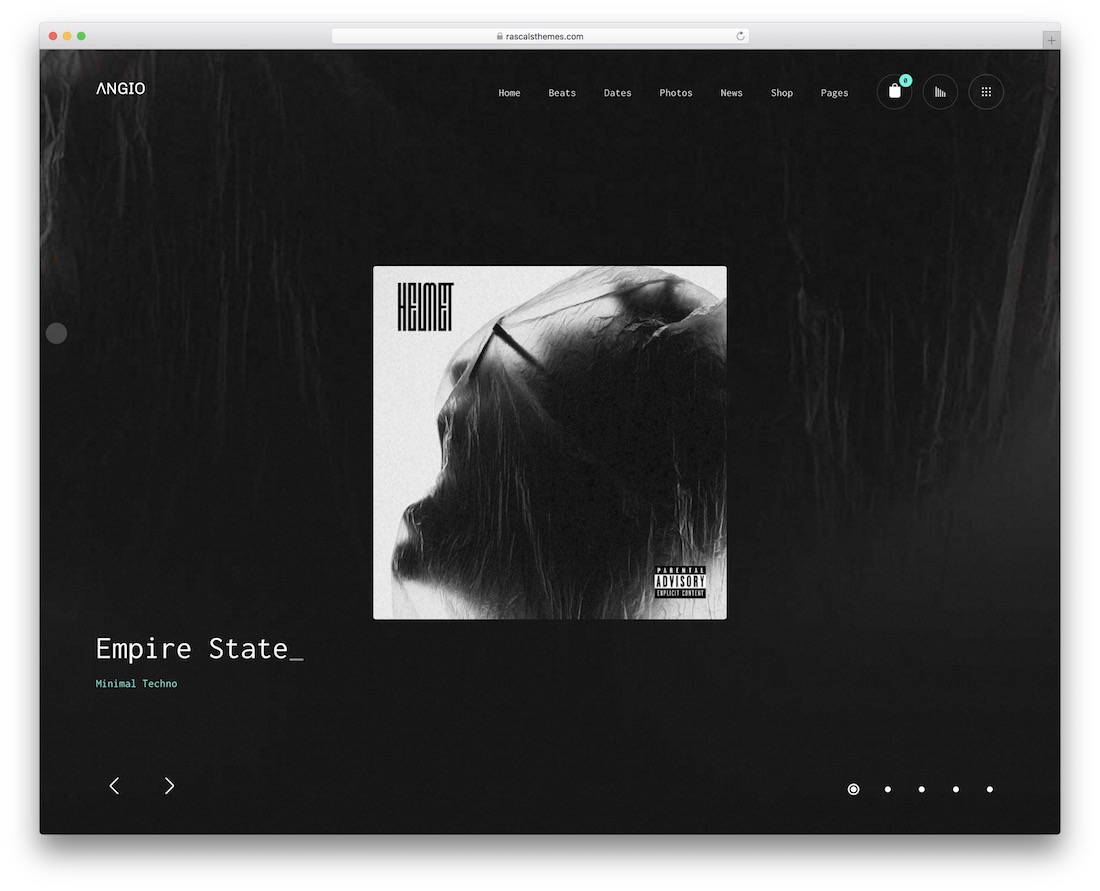 血管音樂 wordpress 主題