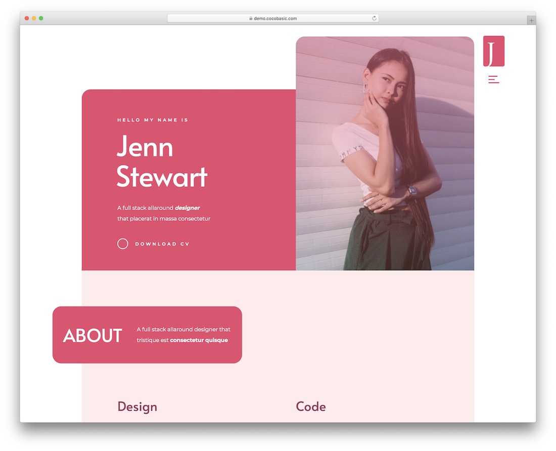 romea personal wordpress theme