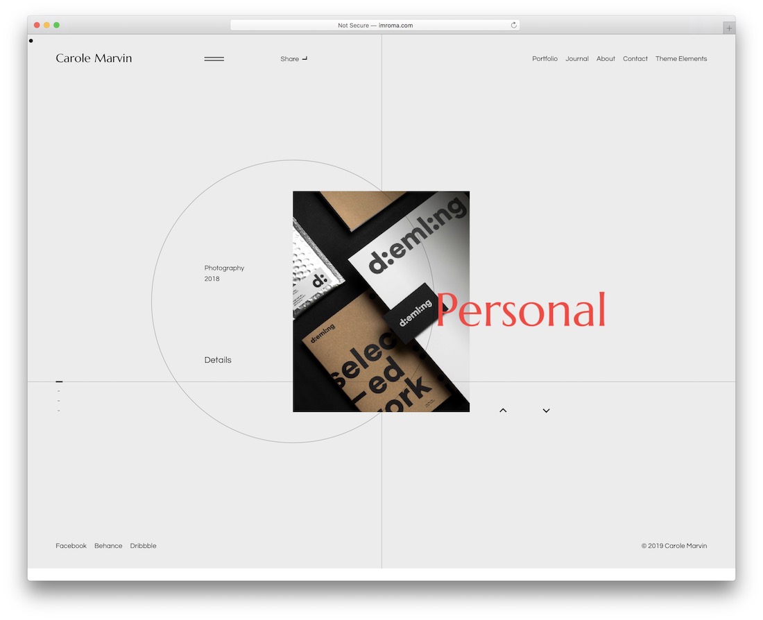 șablon site web personal liga