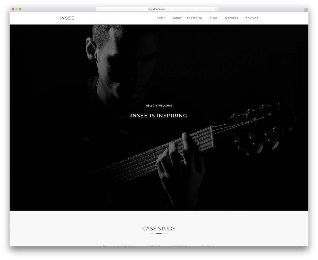 modelo mínimo de website insee
