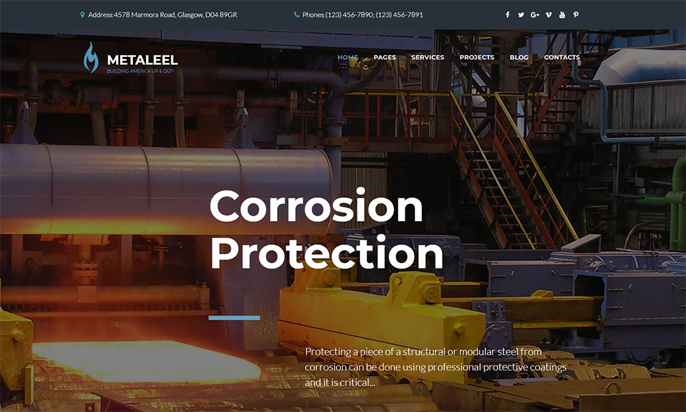 Metaleel - Modelo Siderúrgico Moto CMS 3