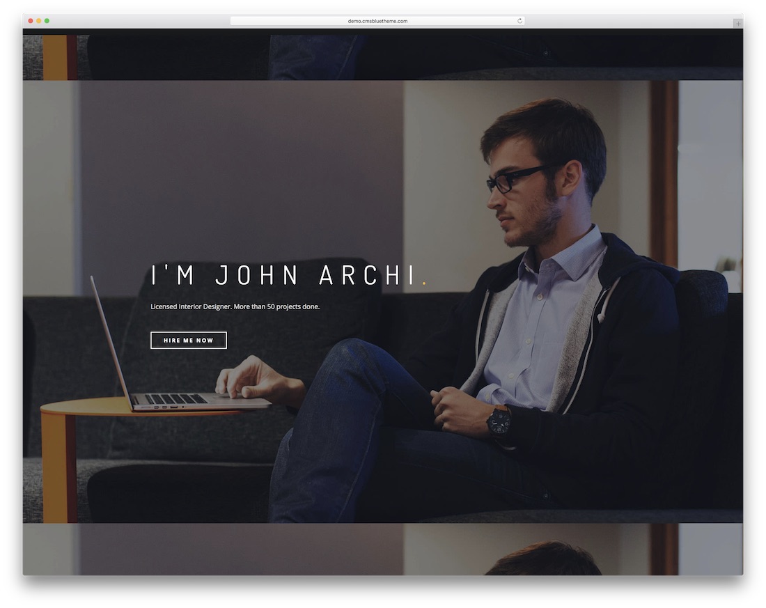 șablon portofoliu Joomla Archi-ready-mobile