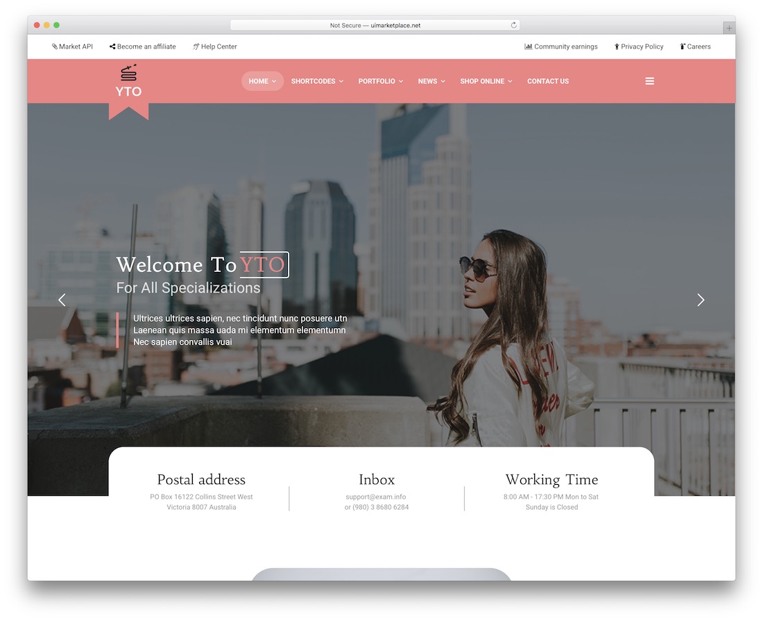 șablon yto joomla