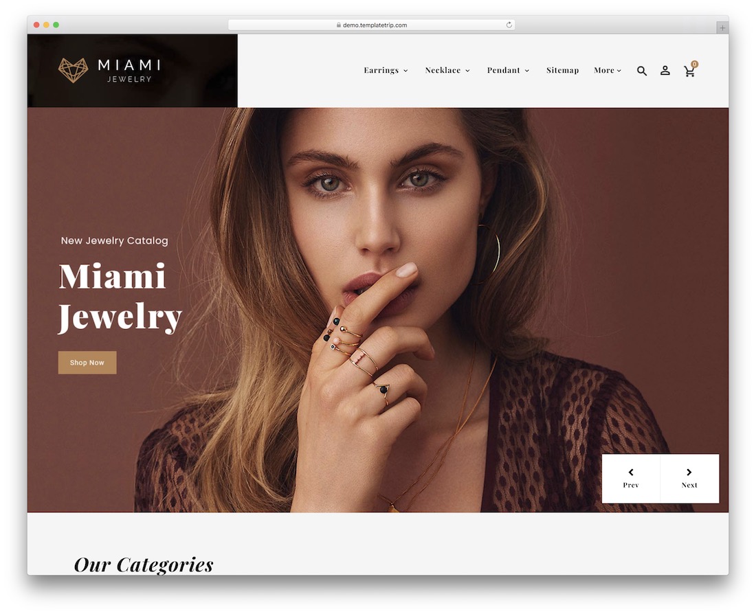 thème opencart de miami
