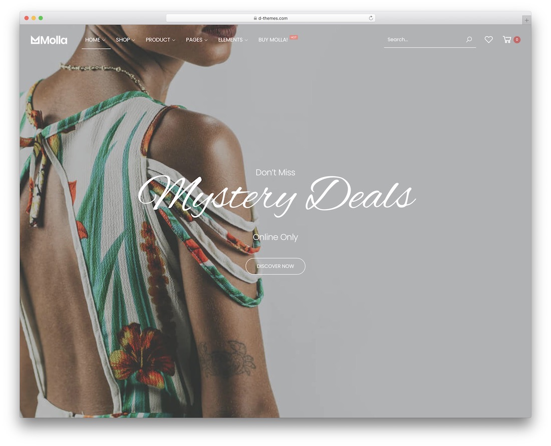 molla wordpress 主题