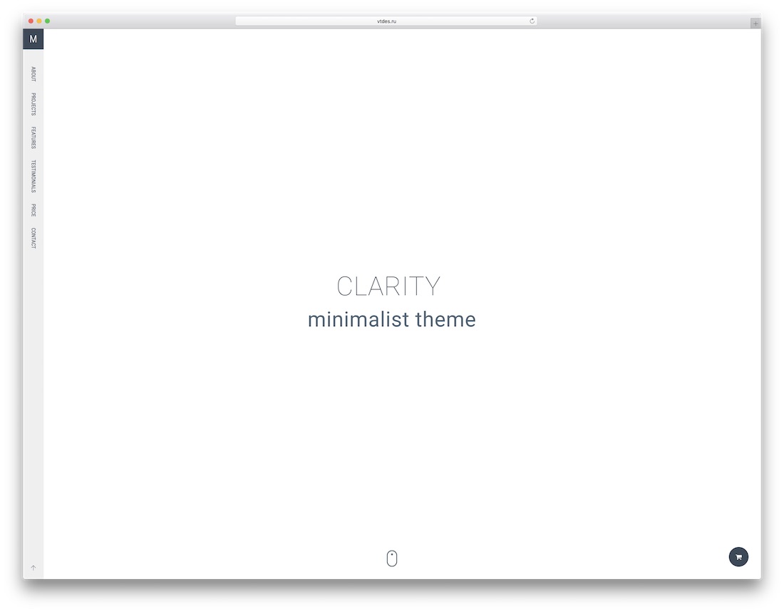 șablon de site web pentru design grafic clar