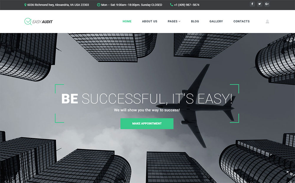 Biznesowy responsywny szablon Joomla