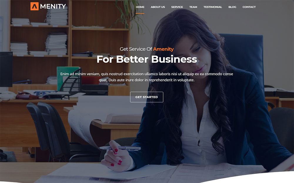 Udogodnienie - Business One Page WordPress Theme