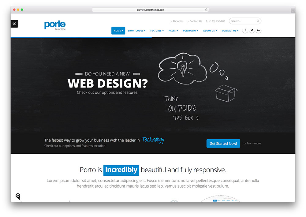 porto-einfache-web-design-agentur-html-template