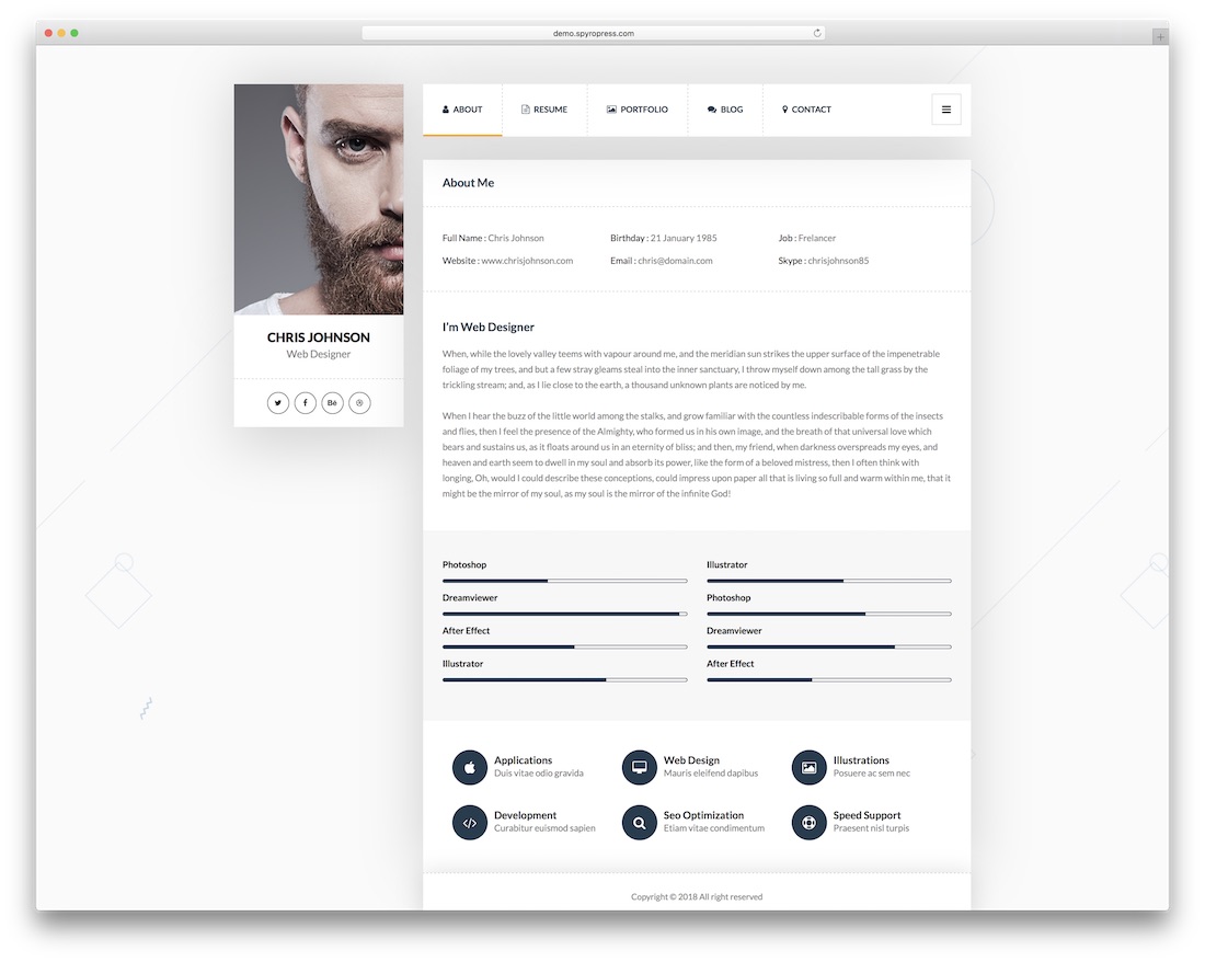Picard WordPress Theme für Programmierer