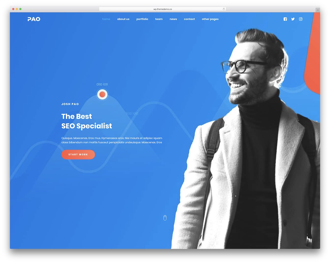 Pao WordPress Theme für Programmierer