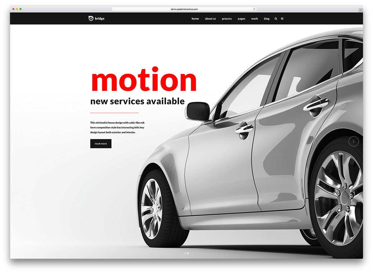 bridge-automobile-thème-wordpress