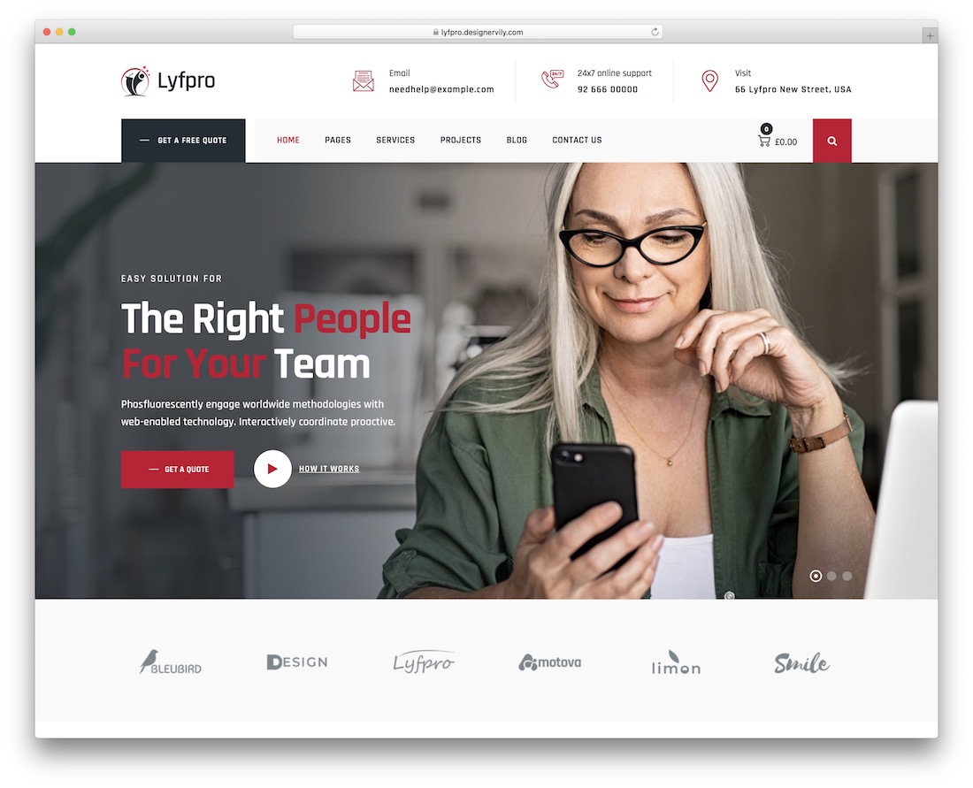 тема wordpress динамик lyfpro