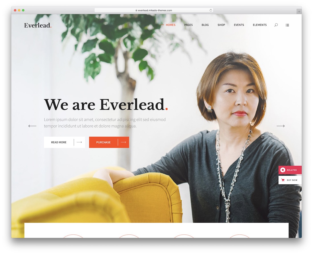 thème wordpress de haut-parleur everlead