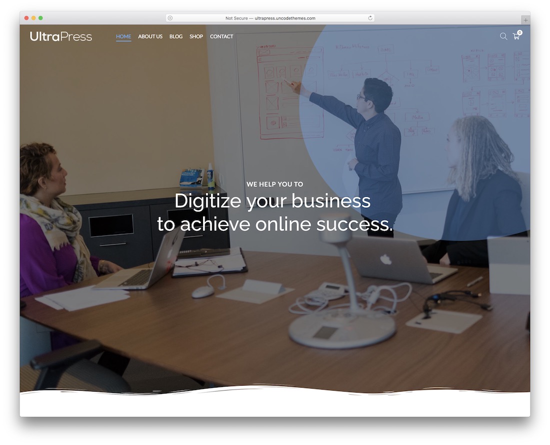 ultrapress darmowy motyw startowy wordpress
