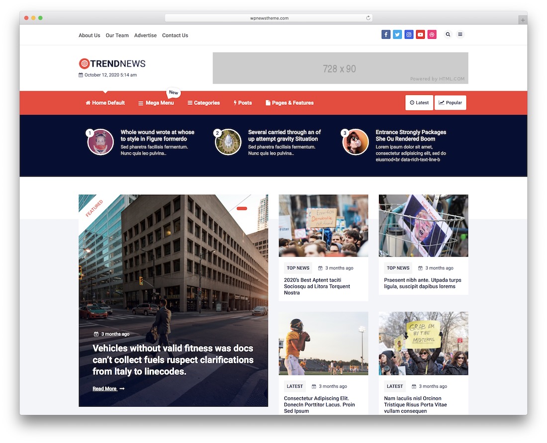 aktualności trendów bezpłatny płaski motyw wordpress
