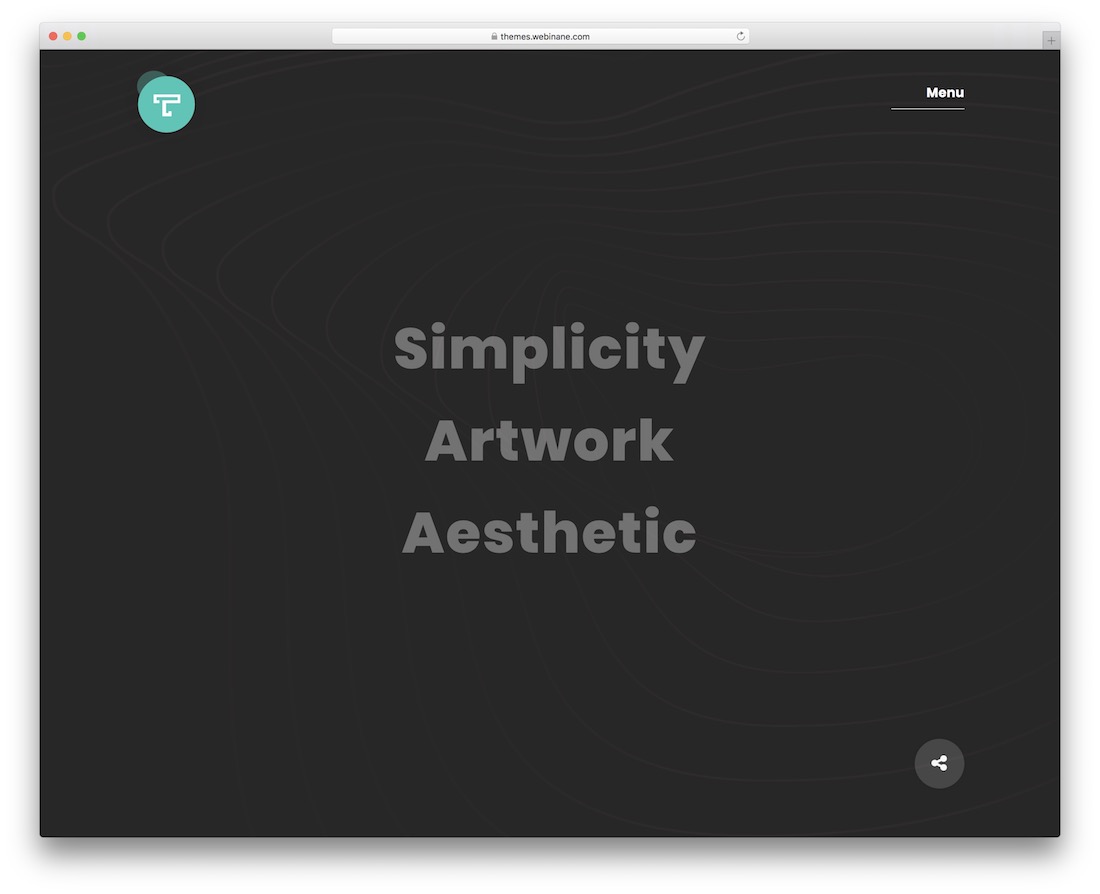 tema tacon wordpress para artistas