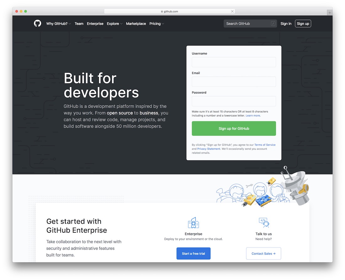 narzędzie do śledzenia błędów na github