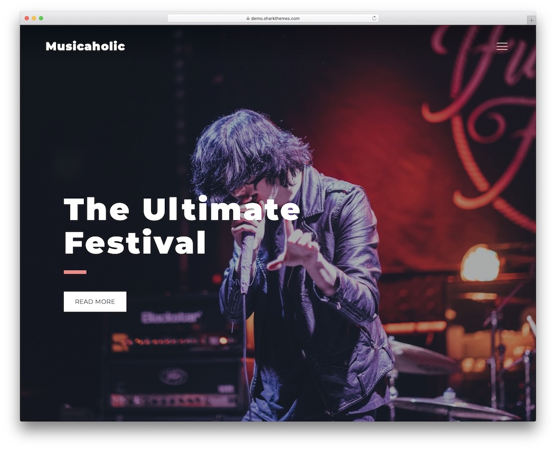 musicaholic darmowy motyw wordpress