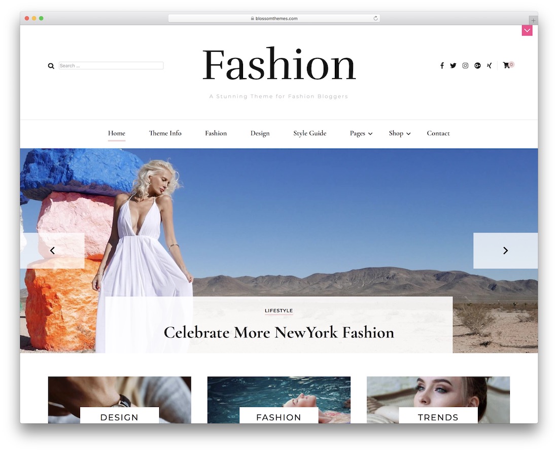 tema de wordpress livre de moda florida