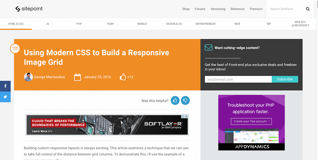 最新のCSSを使用してレスポンシブ画像グリッドを構築する